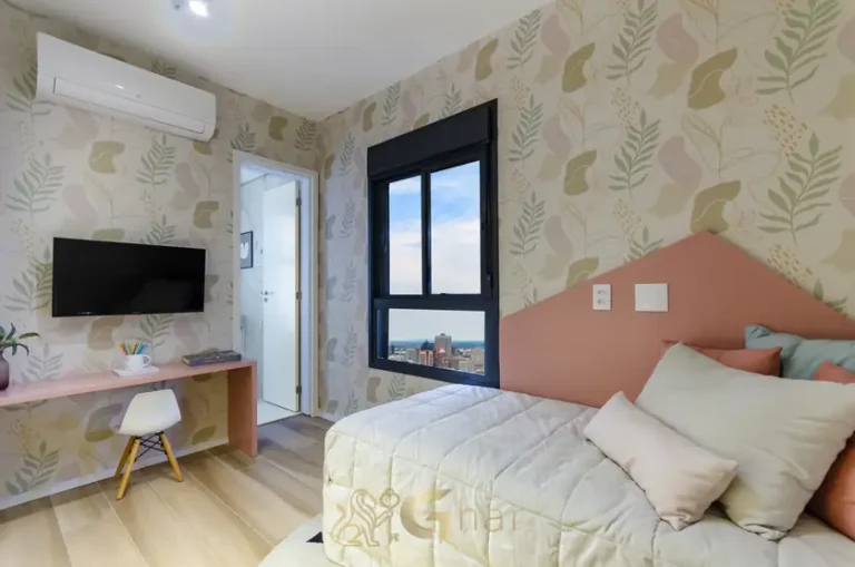 Quarto infantil feminino do apartamento decorado em apartamentos no bairro do Brooklin, São Paulo