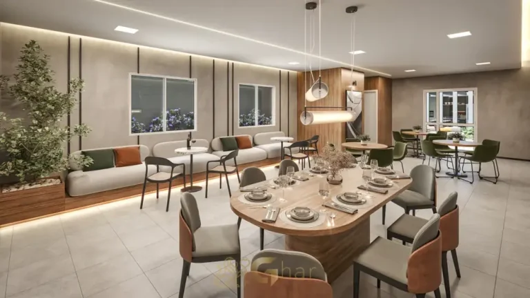 Salão de festas para eventos em apartamentos no bairro do Brooklin, São Paulo