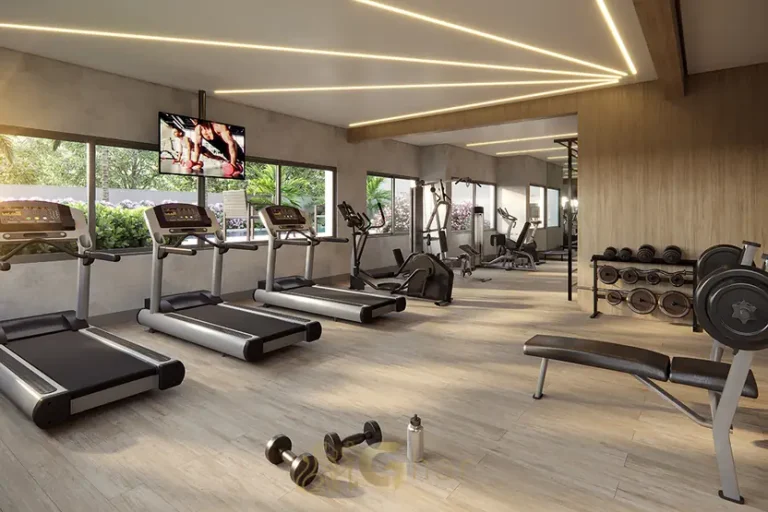 Academia para exercícios e fitness em condomínio residencial na Chácara Klabin na Zona Sul de São Paulo
