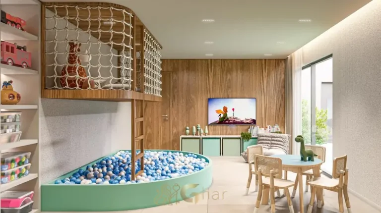 Brinquedoteca para atividades e brincadeiras infantis em apartamentos no bairro do Campo Belo, São Paulo