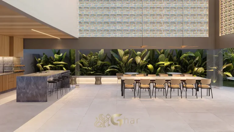Espaço gourmet para receber convidados em apartamentos no Campo Belo, São Paulo