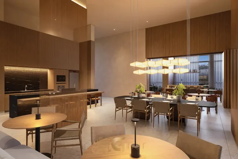 Espaço gourmet para celebrações em condomínio residencial no Brooklin na Zona Sul de São Paulo