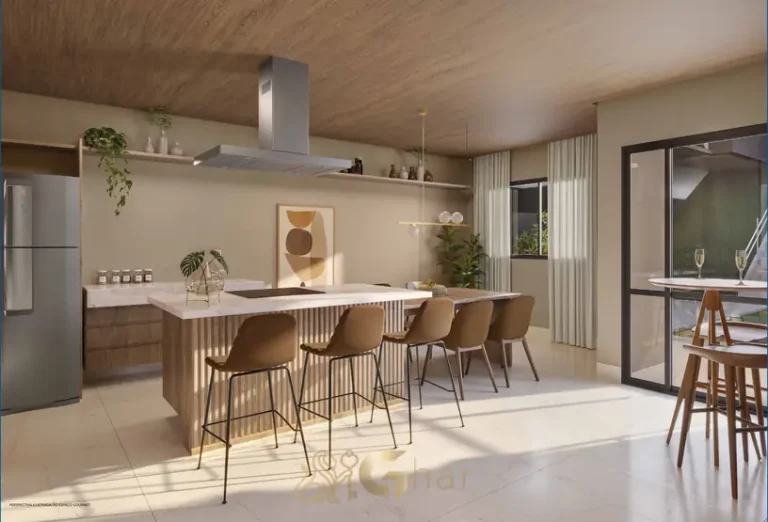 Espaço gourmet para refeições e encontros em apartamentos na Vila Mariana São Paulo
