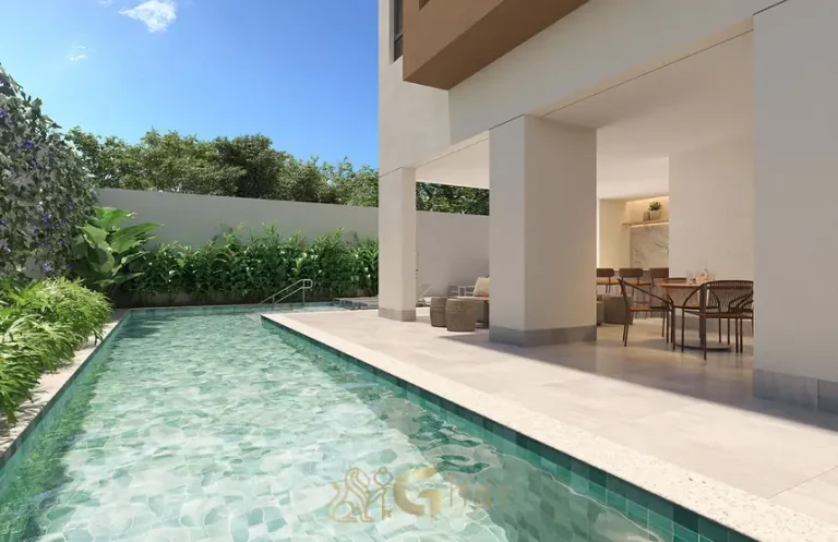 Piscina com raia para lazer e natação em apartamentos na Vila Mariana São Paulo