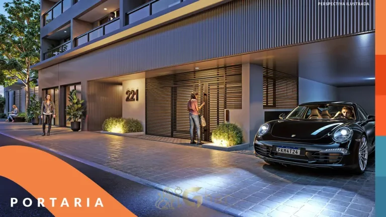 Portaria de acesso em apartamentos no bairro da Vila Mariana, São Paulo