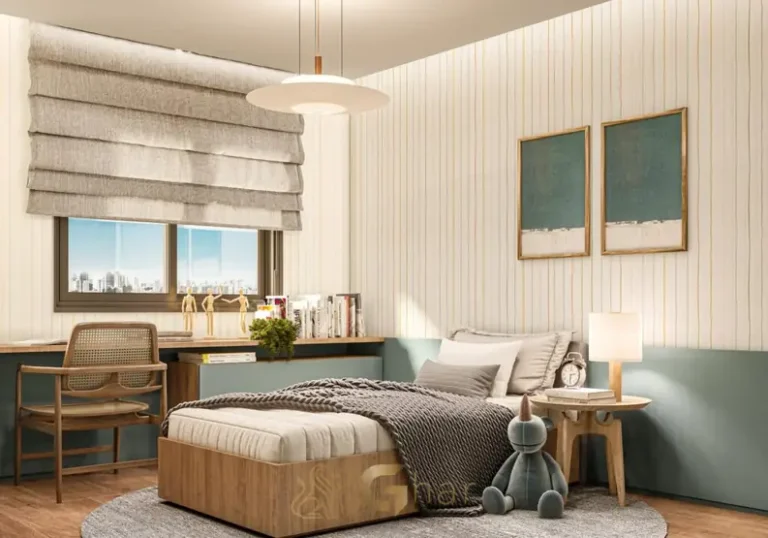 Quarto mobiliado em apartamento decorado em apartamentos no bairro do Campo Belo, São Paulo